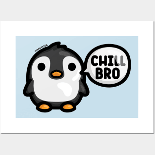 Chonky Penguin - Chill Bro Posters and Art